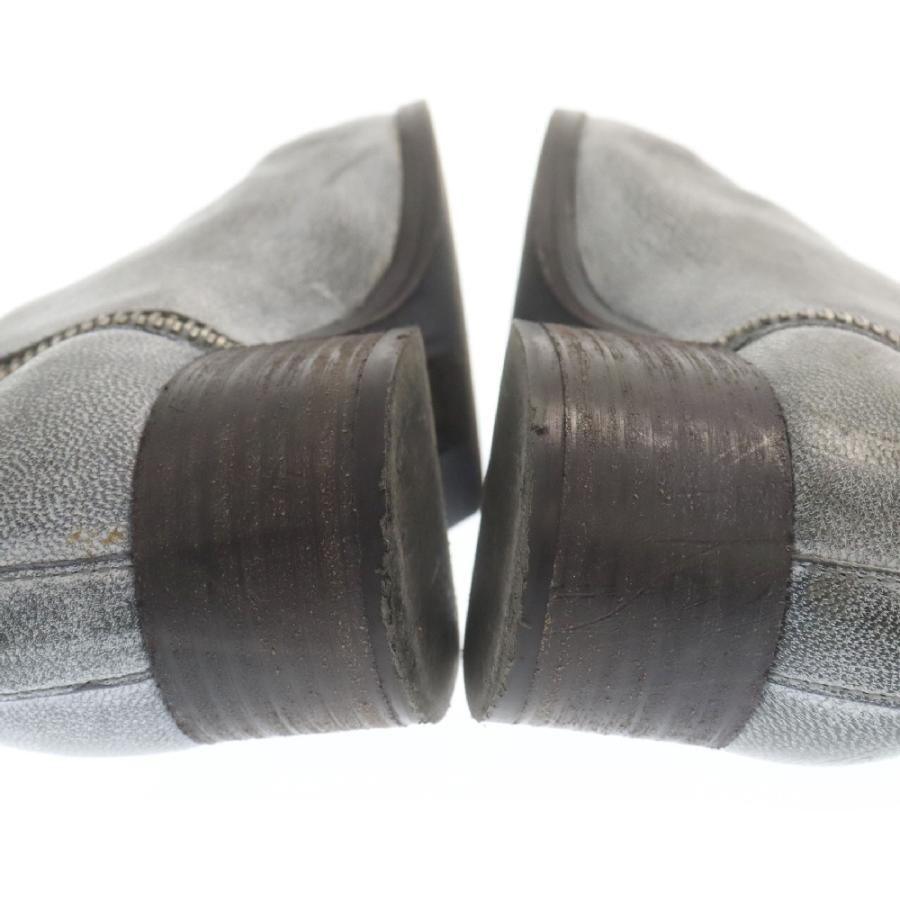 DIESEL ディーゼル サイドジップ レザー ヒール ブーツ レディース  