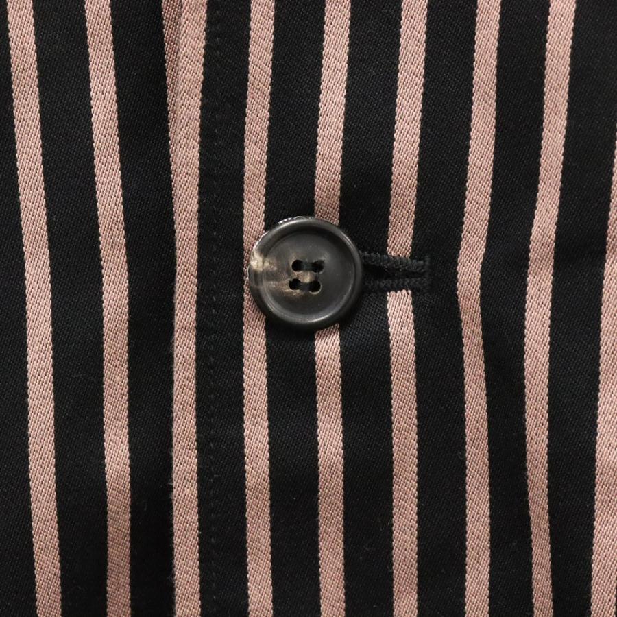 SHAREEF シャリーフ BLOCK STRIPE LABORATORY COAT ブロック 