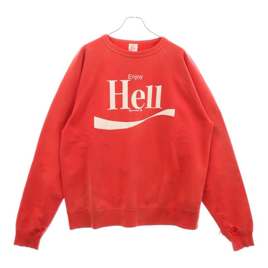 SAINT MICHAEL セントマイケル 21AW RGLN SWT SH ENJYHLL ダメージ加工  