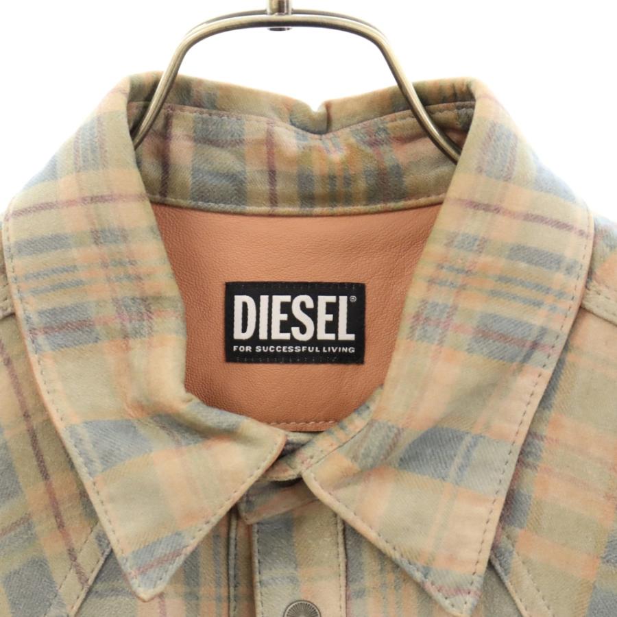 DIESEL ディーゼル L-FIVE 0PDAR チェック柄 フロントポケット DIESEL ディーゼル L-FIVE 0PDAR チェック柄 フロントポケット
