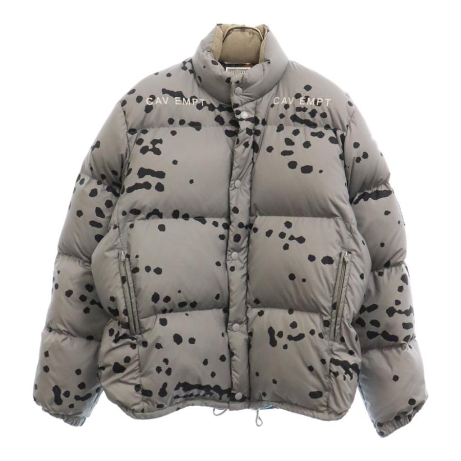 C.E シーイー 14AW PUFFER JACKET 総柄デザイン ダウン ジャケット グレー C.E（シーイー） 14AW PUFFER JACKET 総柄デザイン ダウン ジャケット