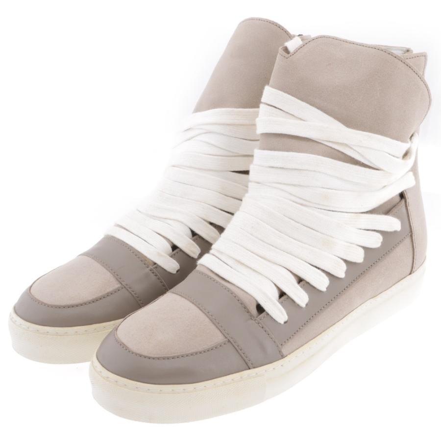 美品！クリスバンアッシュ レザー スニーカー GR8 LHP リックオウエンス KRIS VAN ASSCHE（クリスヴァンアッシュ） クリス ヴァン アッシュ