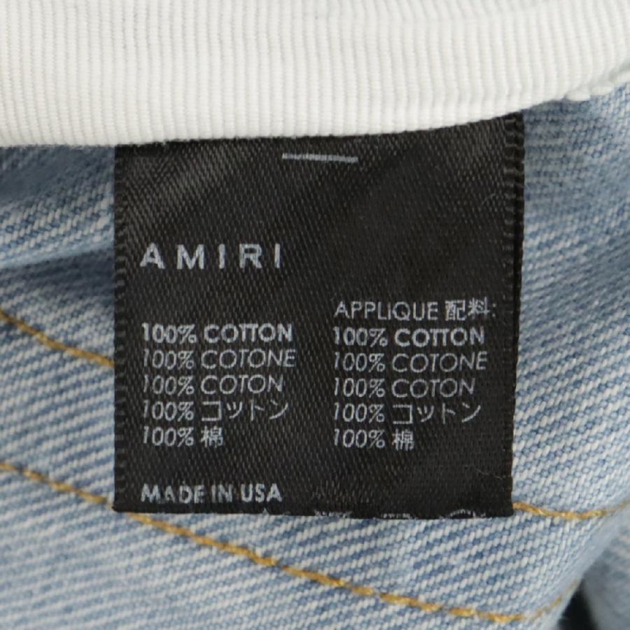 AMIRI アミリ STRAIGHT FIT ALOHA PATCH JEAN ストレート AMIRI アミリ STRAIGHT FIT ALOHA PATCH JEAN ストレート