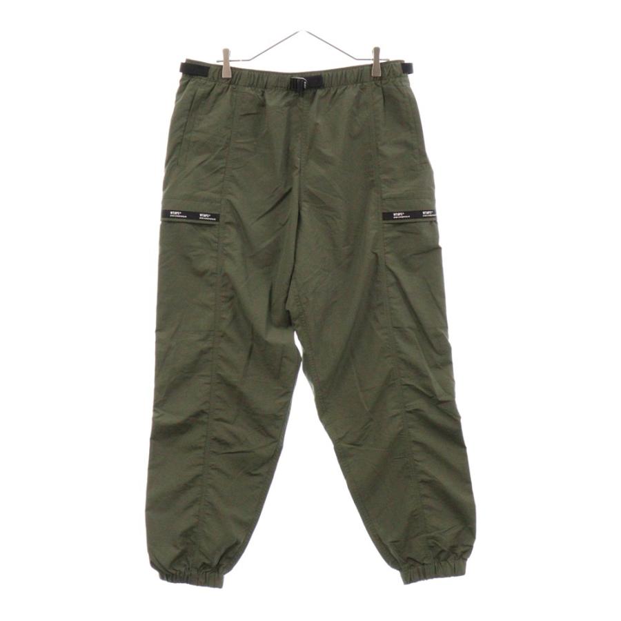 WTAPS（ダブルタップス） 20SS TRACKS TROUSERS ロゴライン ベルト付き