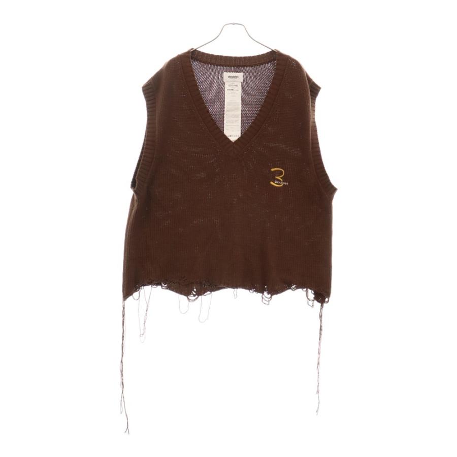 doublet ダブレット 20AW × idiom cut of knit vest イディオム カット  