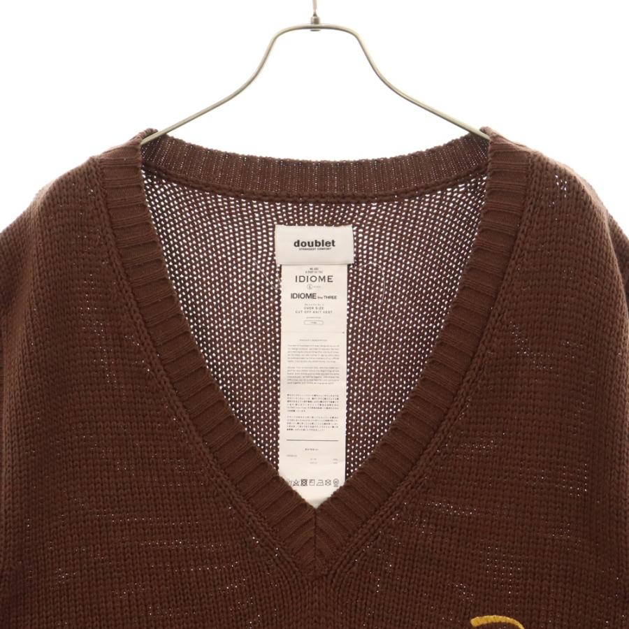 doublet ダブレット 20AW × idiom cut of knit vest イディオム カット  