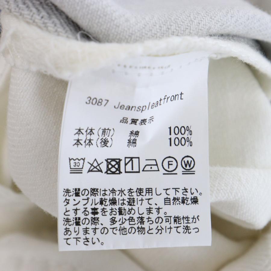 BLESS（ブレス） 3087 jeanspleatfront 再構築リメイク ストレート