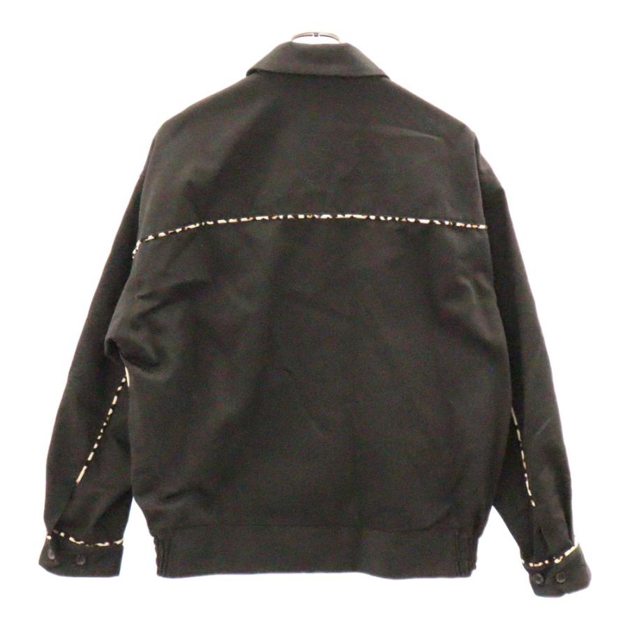 WACKO MARIA ワコマリア 24SS WESTERN JACKET TYPE 2 レオパードステッチ ジップアップ ウエスタンジャケット ブラック 24SS-WMO-BL12 WACKO MARIA ワコマリア 24SS WESTERN JACKET TYPE 2 レオパードステッチ ジップアップ ウエスタンジャケット ブラック 24SS-WMO-BL12