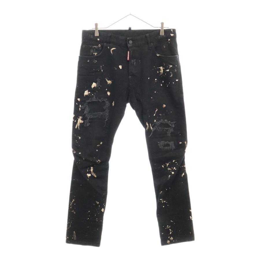 DSQUARED2（ディースクエアード） 17SS ペイント柄 ボタンフライ