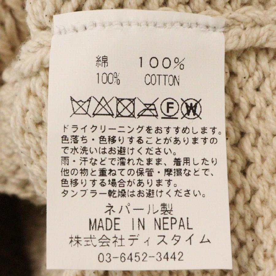 mcmachan woolen マクマーンウーレン L/S Crew Neck Knit-Skull&Flower 