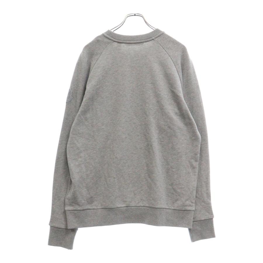 MONCLER マグリア ロゴ クルーネック スウェット　M コットン MONCLER モンクレール 21AW MAGLIA GIROCOLLO マグリア ロゴ刺繍