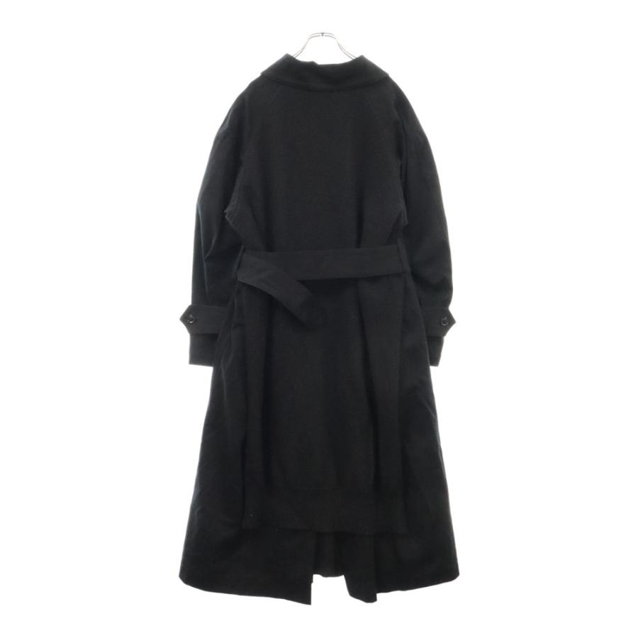 Y's ワイズ 22AW WOOL+AIR SPUN CHINO COMBO STEN COLLAR COAT