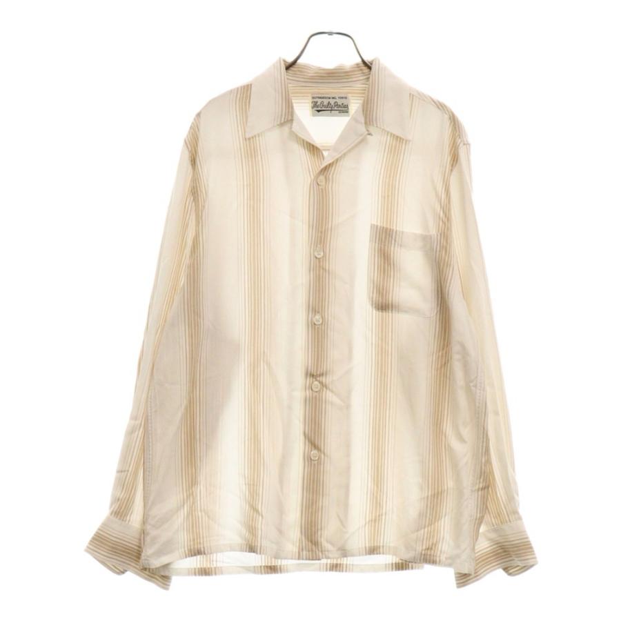 WACKO MARIA ワコマリア 22AW ストライプ レーヨン オープンカラー 