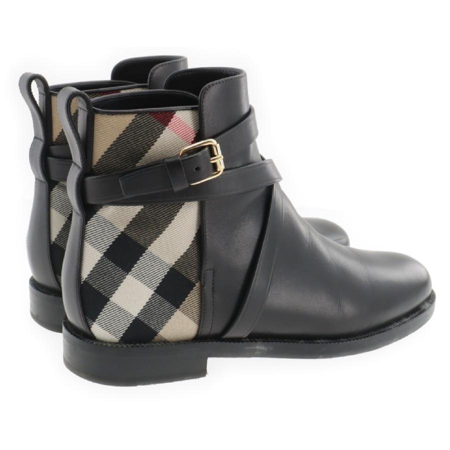 BURBERRY（バーバリー） ノバハウスチェック レザー バルト アンクル