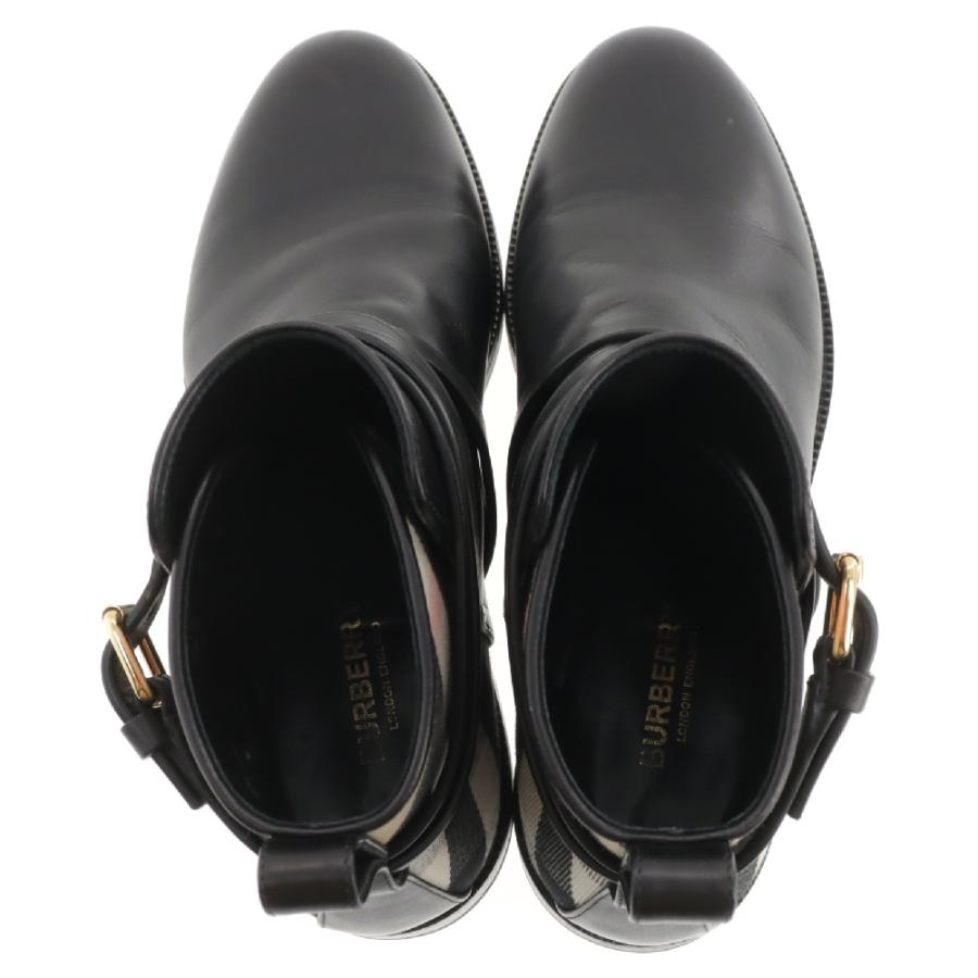 BURBERRY（バーバリー） ノバハウスチェック レザー バルト アンクル