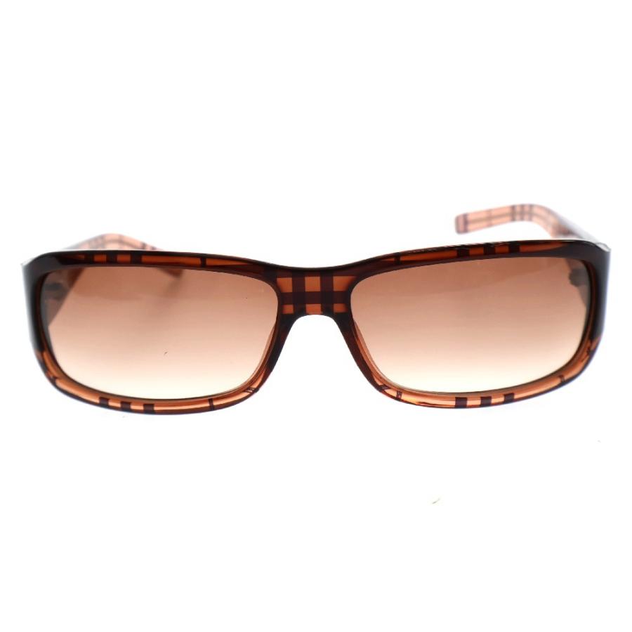 BURBERRY（バーバリー） SLIM CHECKED BROWN SUNGLASSES チェック柄