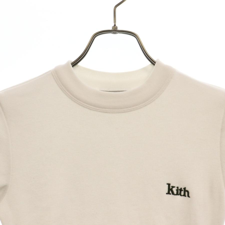 KITH キス ロゴ刺繍 クロップトップ クルーネック 半袖Tシャツ KITH キス ロゴ刺繍 クロップトップ クルーネック 半袖Tシャツ