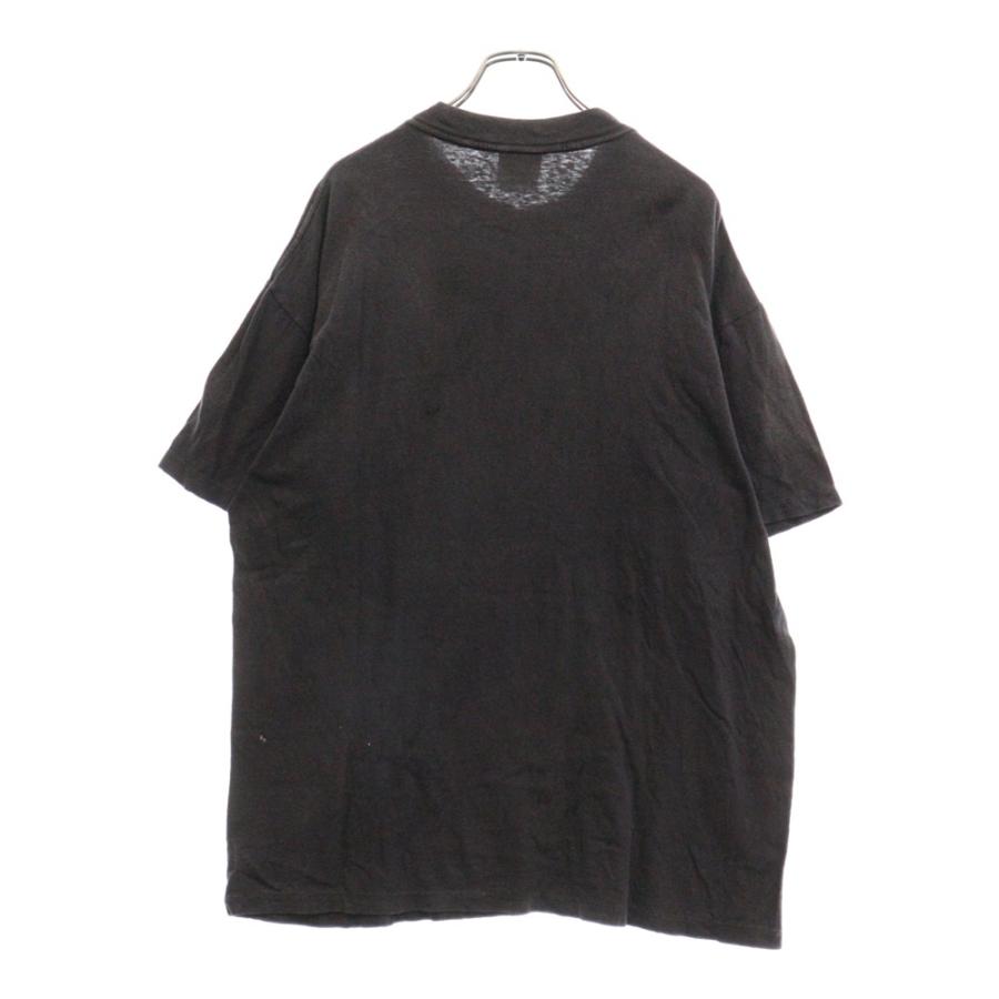 レディメイド Tシャツ クルーネック コットン CLFプリント 半袖 XXL 黒