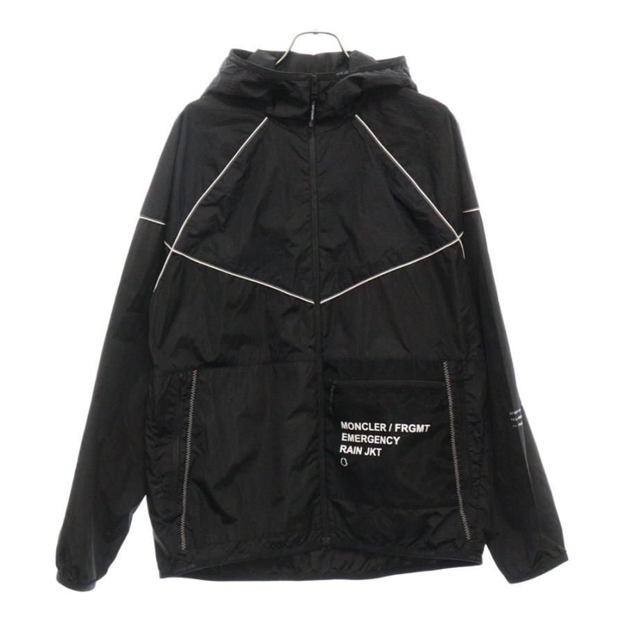MONCLER × FRAGMENT DESIGN / ナイロンジャケット/3/ナイロン/BLK/G209U1A00001 MONCLER GENIUS モンクレール ジーニアス 21AW ×FRAGMENT DESIGN HUNOR