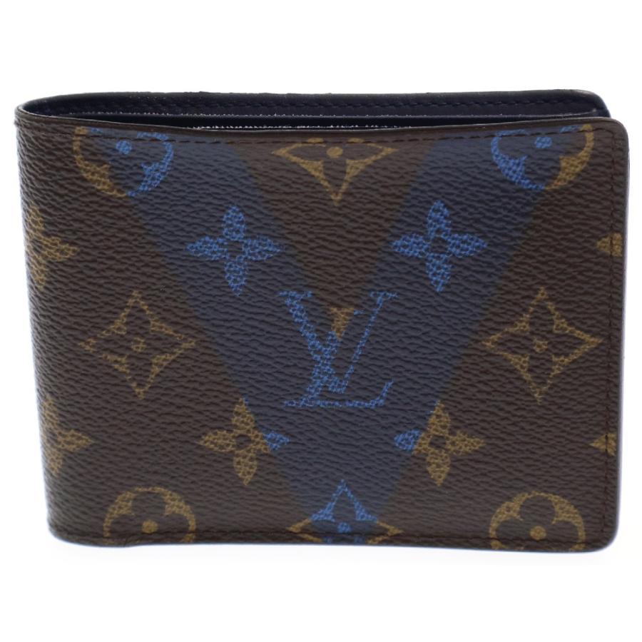 【美品】LOUIS VUITTON ポルトフォイユ ミュルティプル ウォレット LOUIS VUITTON（ルイ・ヴィトン） Vシグネチャー ポルトフォイユ