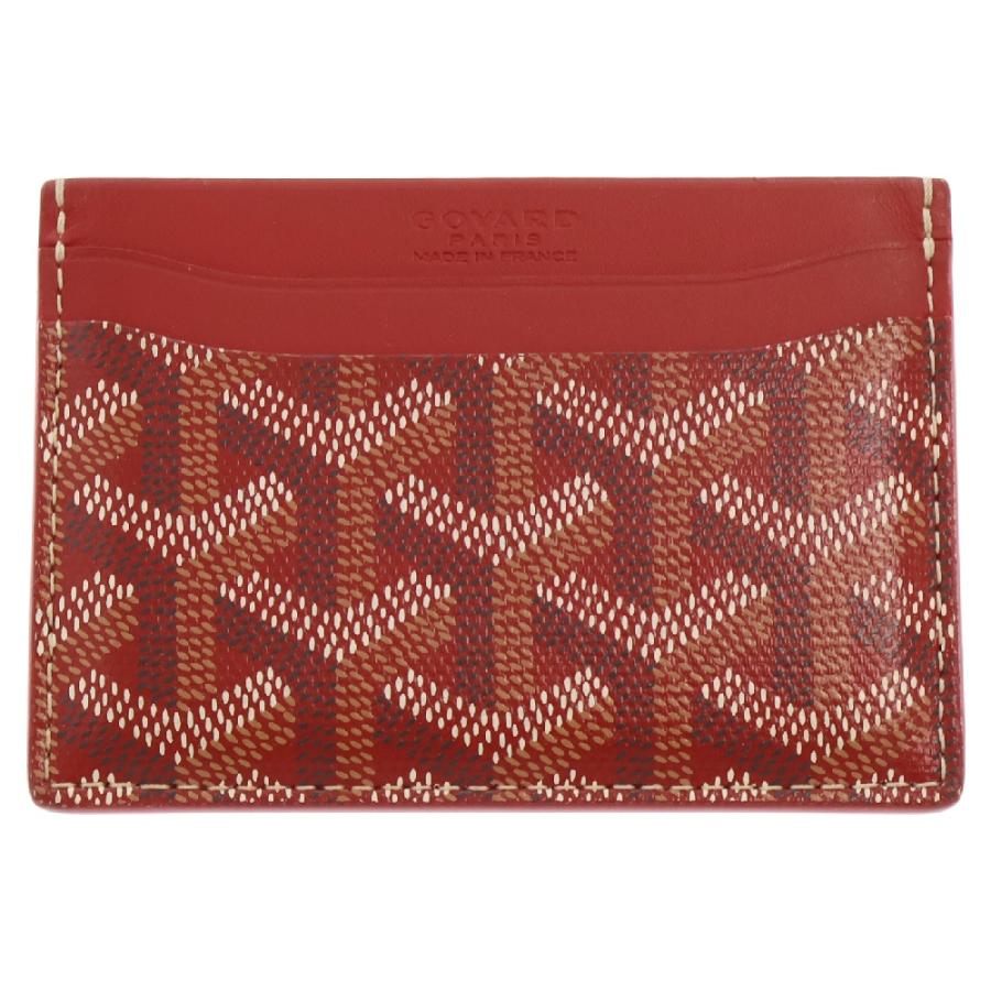 Goyard ケース レッド GOYARD（ゴヤール） サンシュルピス カードケース レッド : BRING