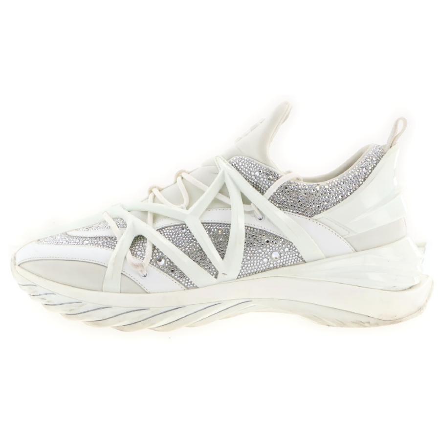 JIMMY CHOO ジミーチュウ COSMOS コスモス ストーン ローカットスニーカー ホワイト JIMMY CHOO（ジミーチュウ） COSMOS コスモス ストーン ローカット