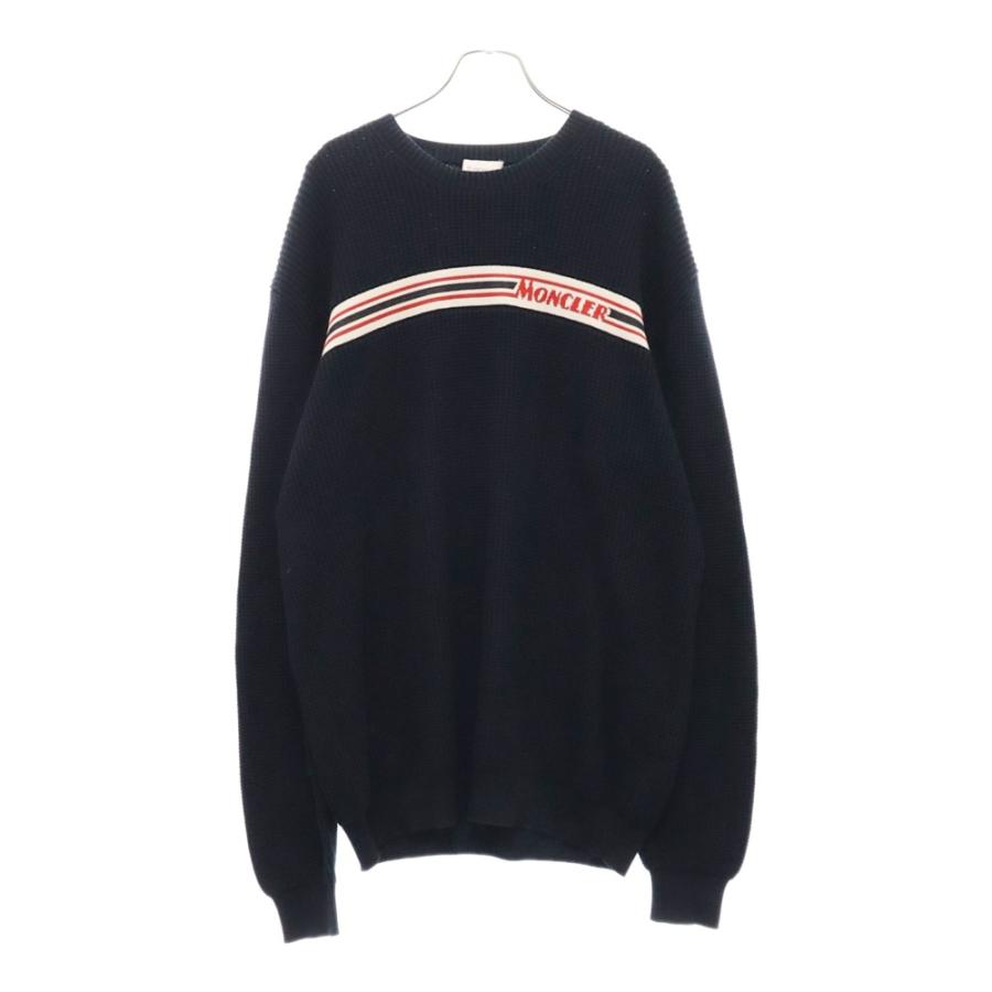 MONCLER（モンクレール） 20SS GIROCOLLO TRICOT フロント ロゴ クルー