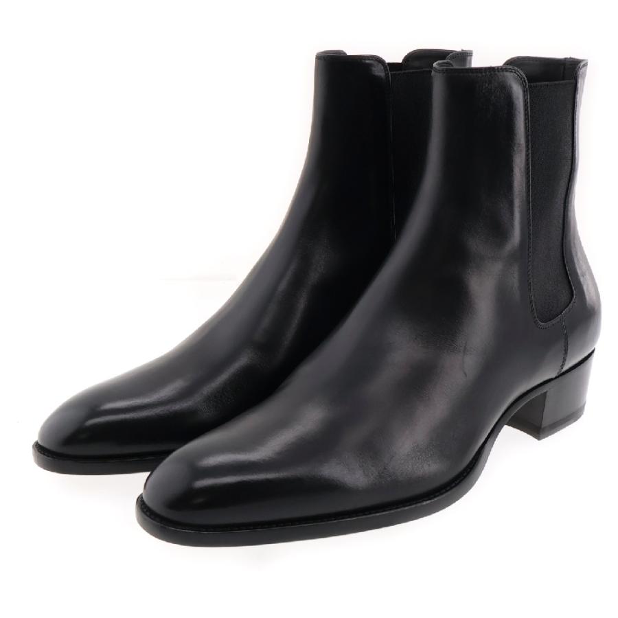 Saint Laurent チェルシー ブーツBlack 40 SAINT LAURENT PARIS サンローランパリ クラシック ワイアット40