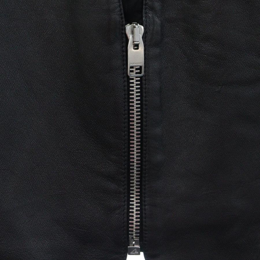 Dior HOMME ディオールオム 07AW ラムレザージップアップ フロント 