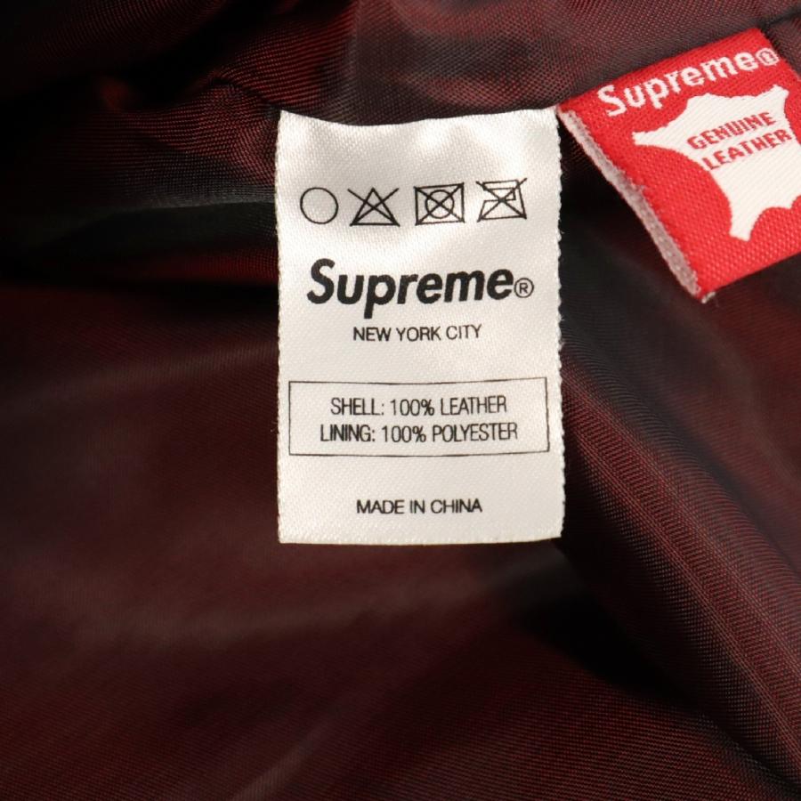 Supreme SUPREME シュプリーム 09AW Leather Puffy Vest Supreme SUPREME シュプリーム 09AW Leather Puffy Vest