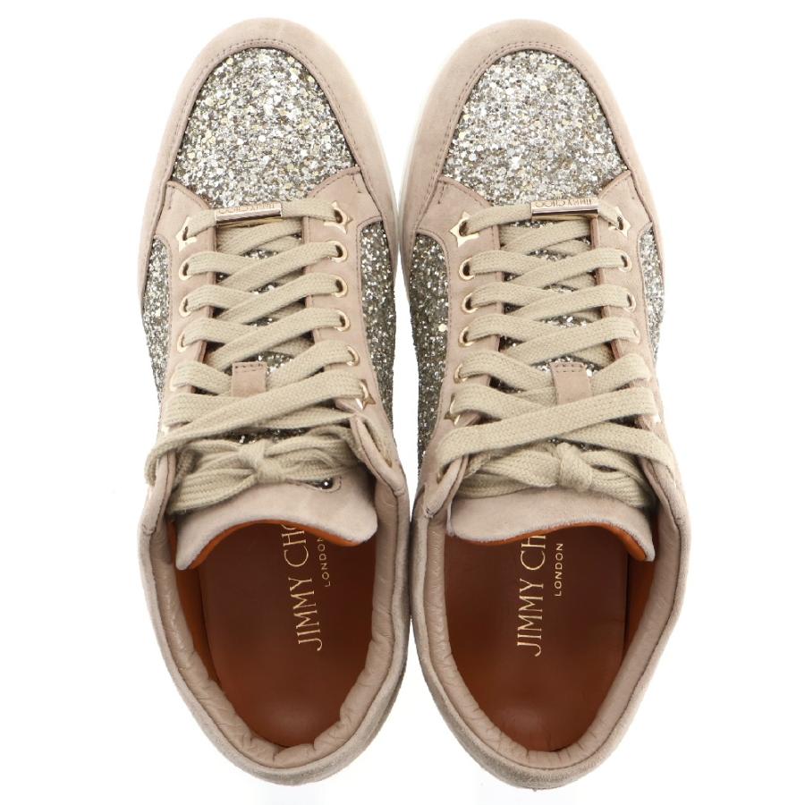 JIMMY CHOO ジミーチュウ グリッター スパンコール ローカット 
