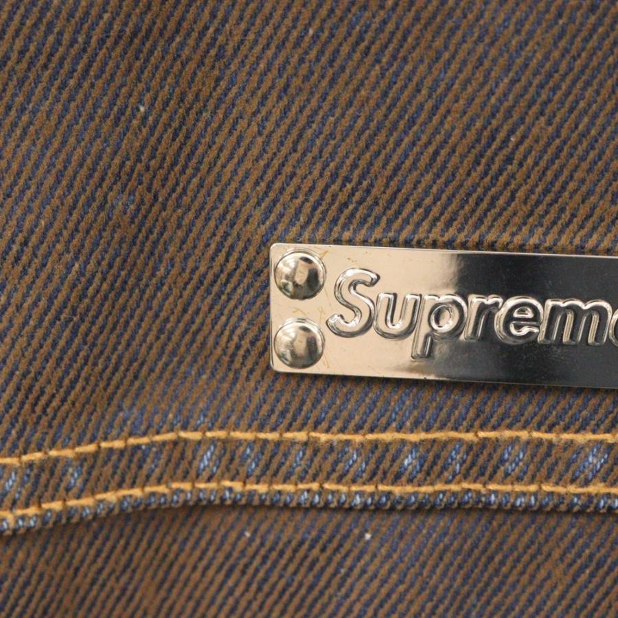 美品！24SS Supreme フロックドデニム トラッカージャケット Mサイズ Supreme シュプリーム 2024AW Flocked Denim Trucker Jacket フロック