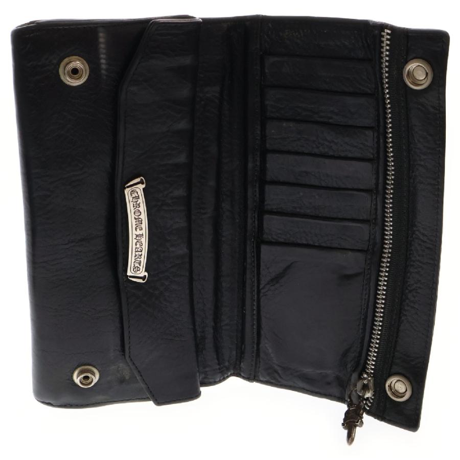 CHROME HEARTS クロムハーツ LONG WALLET グリーシー クロス CHROME HEARTS クロムハーツ LONG WALLET グリーシー クロス