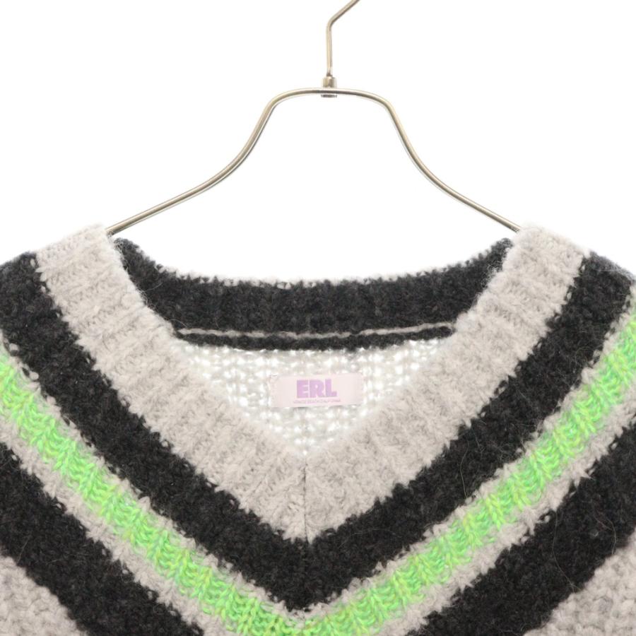 ERL イーアールエル Hurt Lover Varsity Knit ウール キャラクター刺繍