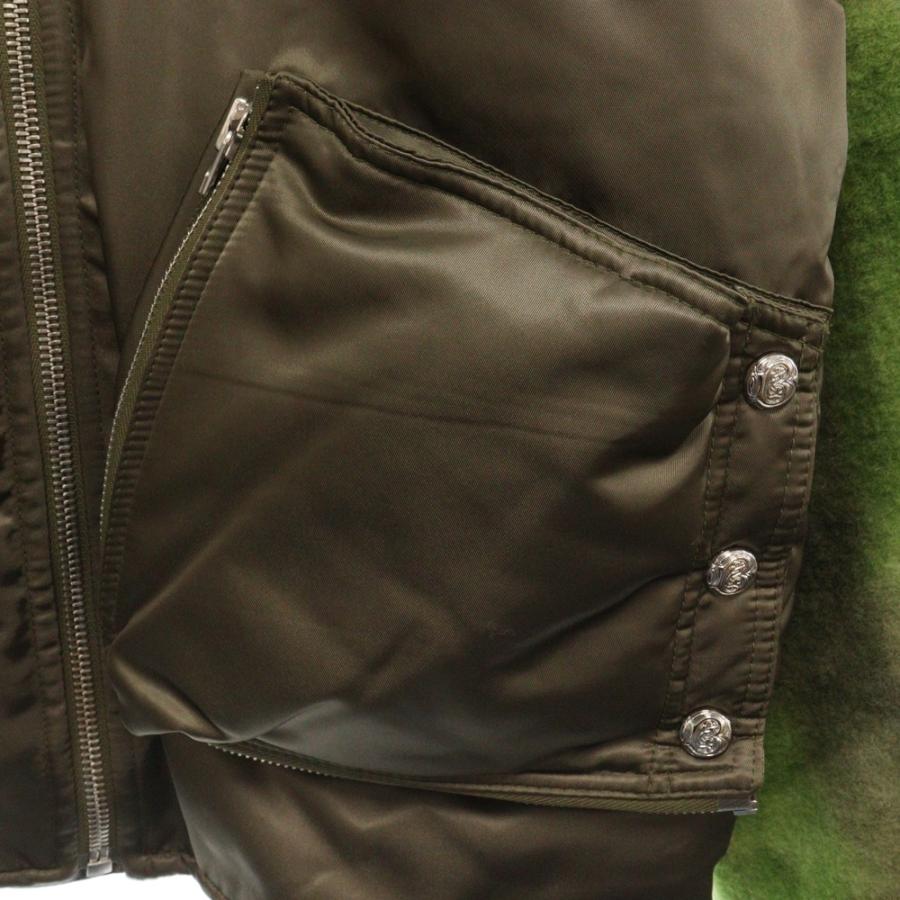 BLUEMARBLE ブルーマーブル 22AW BOMBERS DOUBLE POCKETS ナイロン切替 