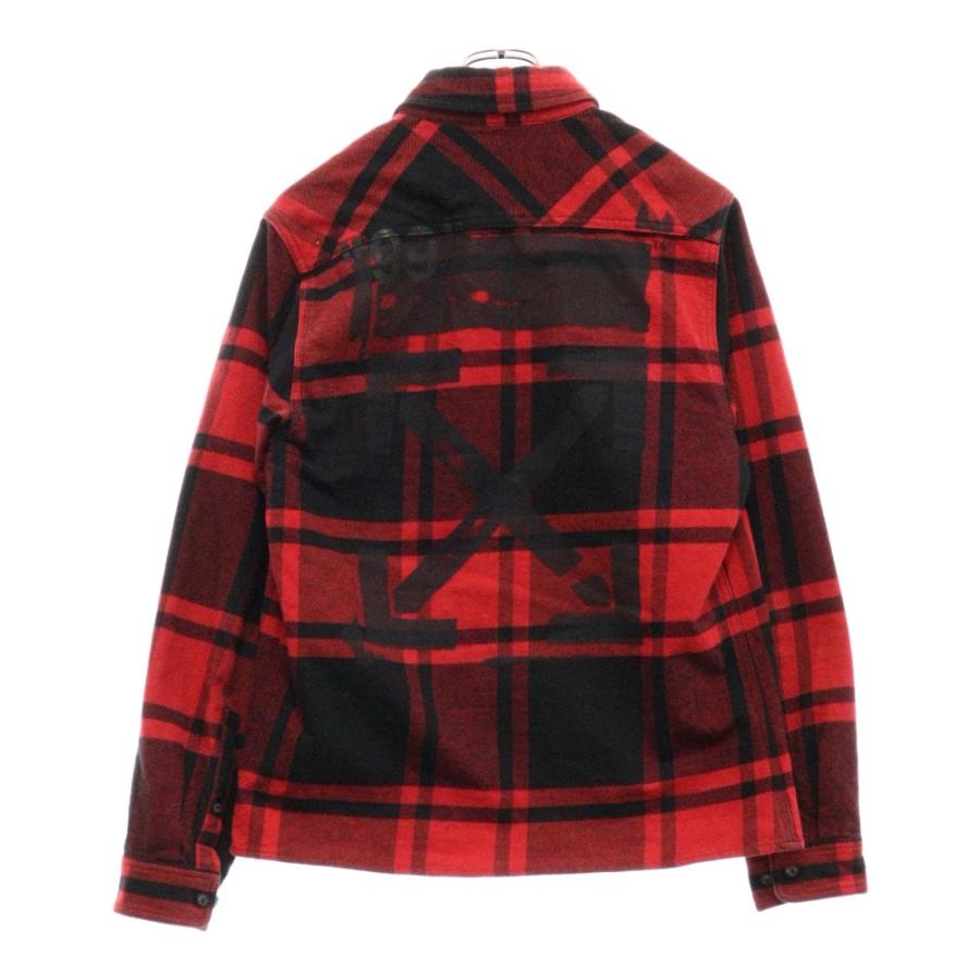 OFF-WHITE オフホワイト 19SS STENCIL FLANNEL SHIRT ステンシル  