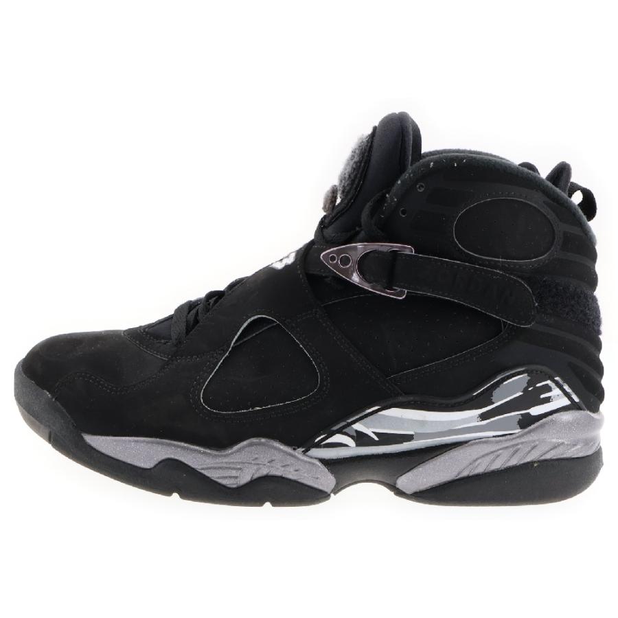 ○★新品 未使用 NIKE ナイキ エアジョーダン8 レトロ ブラック 25cm NIKE（ナイキ） AIR JORDAN 8 RETRO CHROME エアジョーダン8 レトロ