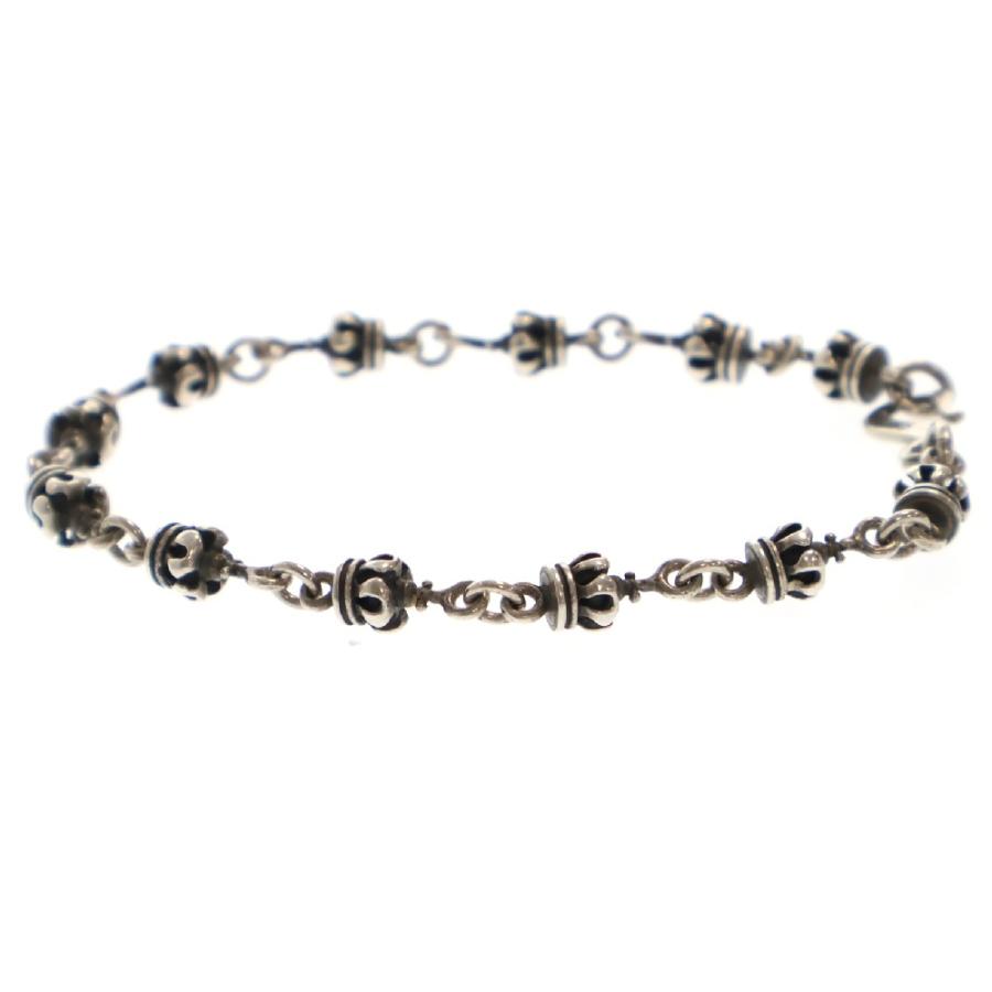 ROYAL ORDER ロイヤルオーダー TINY CROWN BRACELET タイニーロイヤルクラウン ブレスレット シルバー 8インチ ...
