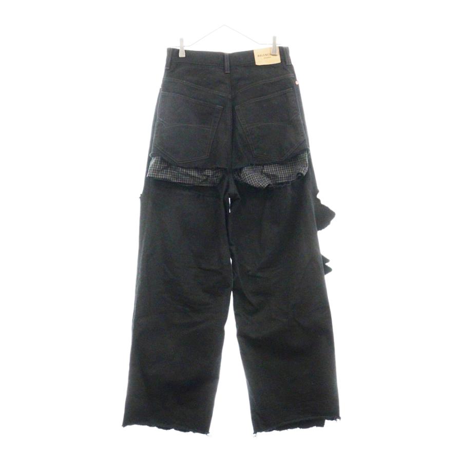 BALENCIAGA バレンシアガ 21AW デストロイ バギー コットン BALENCIAGA バレンシアガ 21AW デストロイ バギー コットン