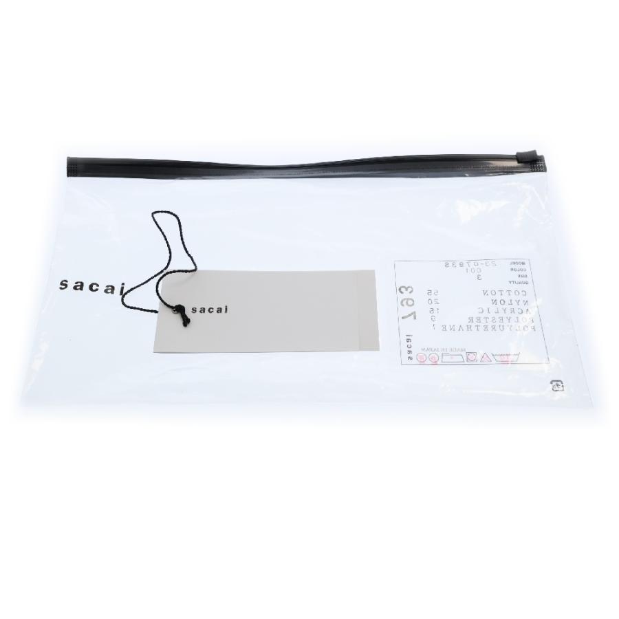 sacai（サカイ） Logo Socks ロゴ ソックス 靴下 ブラック 23‐0793S