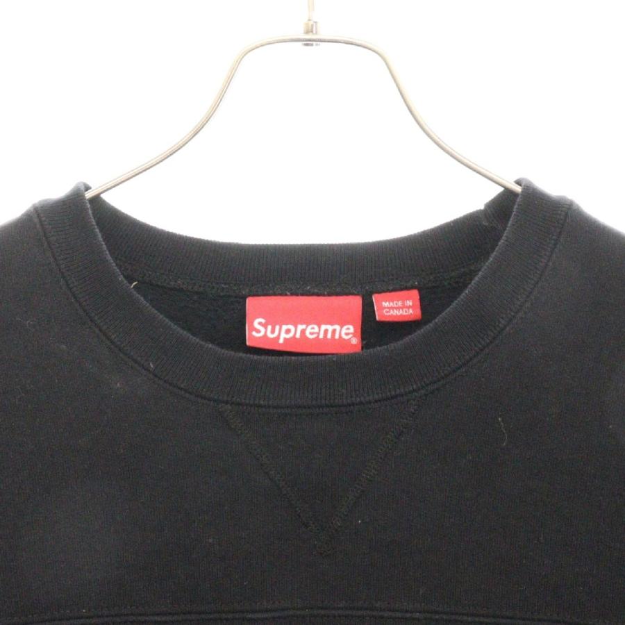 Supreme SUPREME シュプリーム 17AW Zig Zag Stitch Panel Crewneck 