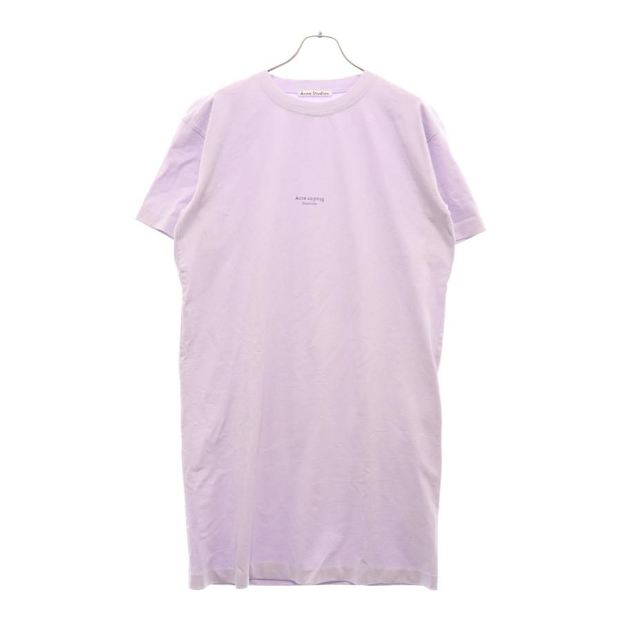 アクネ ストゥディオズ フロントロゴプリント クルーネック 半袖  