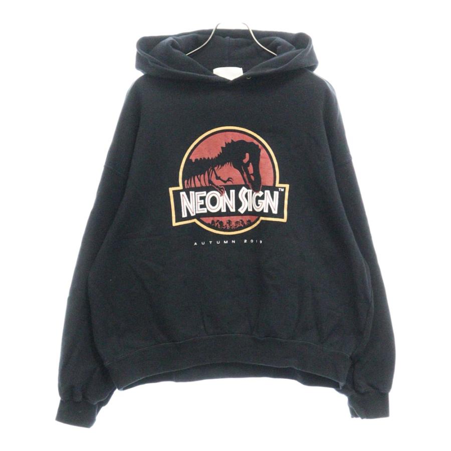 NEON SIGN ネオンサイン Dinosaur Hoodie フロントプリント プル 