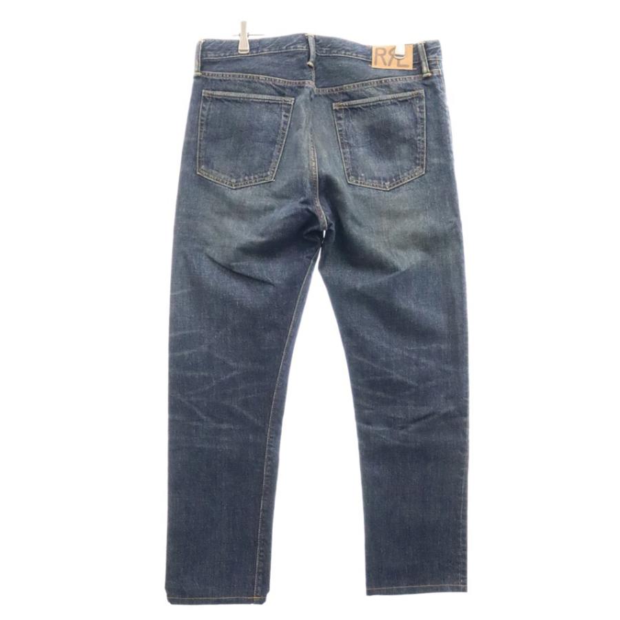 RRL ダブルアールエル SLIM NARROW RR刺繍 レザーパッチ付き ジップ 
