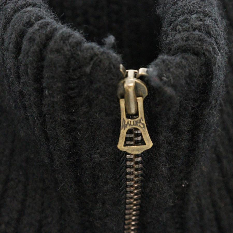 ANCELLM アンセルム SHORT LENGTH HALFZIP KNIT ショート レングス