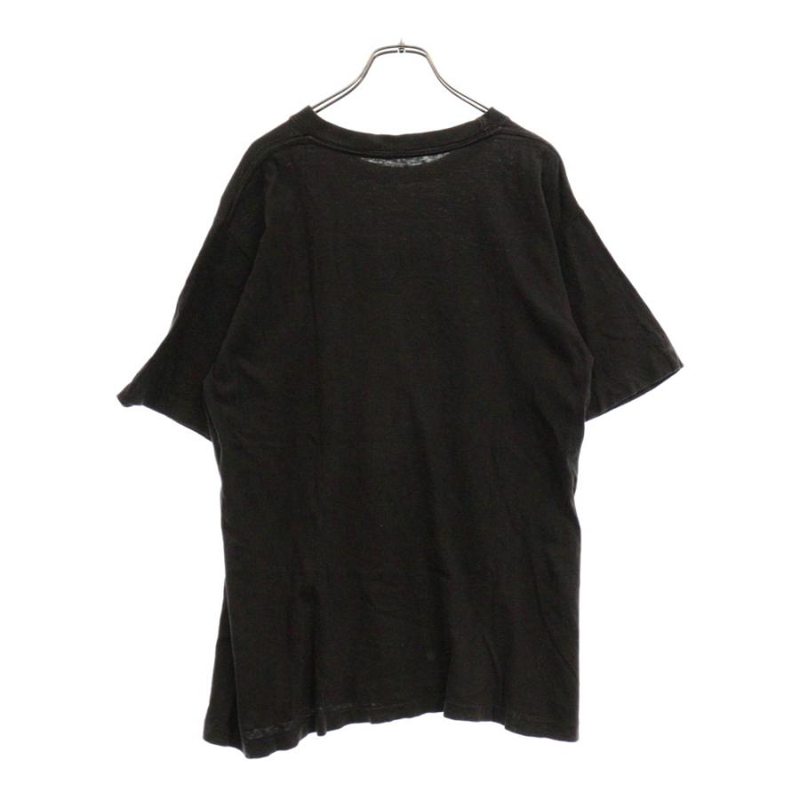 90s 00s USA製 エイリアン 48手 エロ ブラック フェード Tシャツ 90's〜 エイリアンエロT 48手 シングルステッチ L ブラック