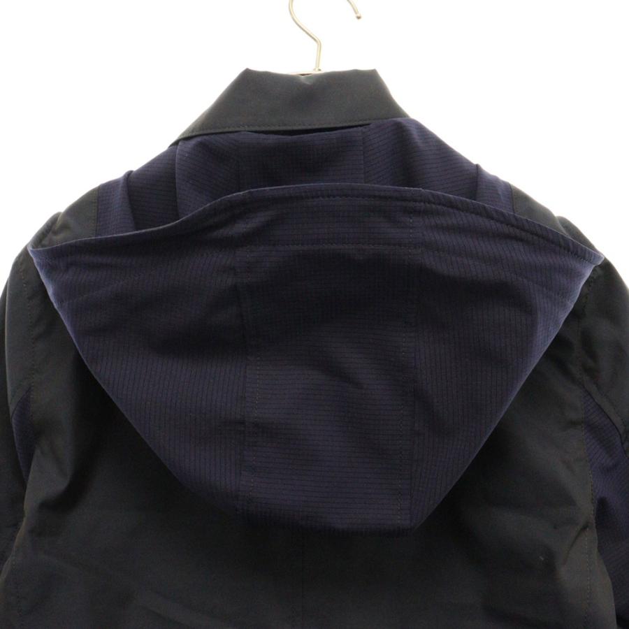 AKM エーケーエム HOODED COMBI COAT コットン混アーム切り替え AKM エーケーエム HOODED COMBI COAT コットン混アーム切り替え