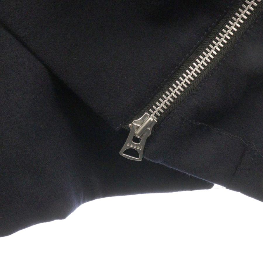 sacai Sacai サカイ 20AW MA-1 ドッキング ウール ロング コート sacai Sacai サカイ 20AW MA-1 ドッキング ウール ロング コート