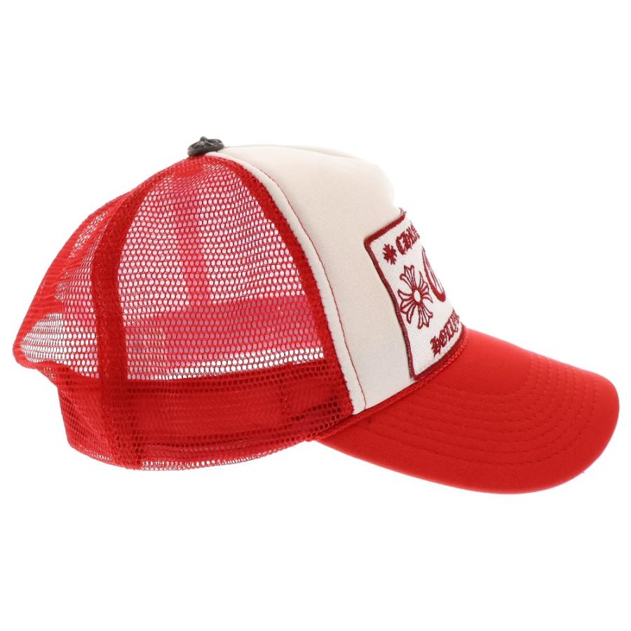 CHROME HEARTS トラッカーキャップ 赤 レッド CHROME HEARTS（クロムハーツ） TRUCKER CAP RED トラッカーキャップ