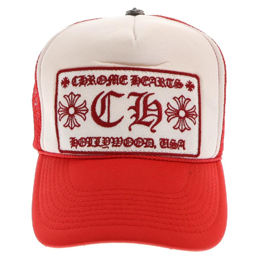 CHROME HEARTS トラッカーキャップ 赤 レッド CHROME HEARTS（クロムハーツ） TRUCKER CAP RED トラッカーキャップ